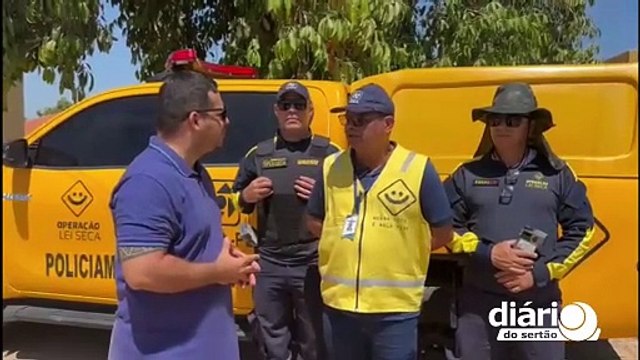Operação Lei Seca é deflagrada em Pombal e comandante diz que foco da fiscalização é reduzir acidentes