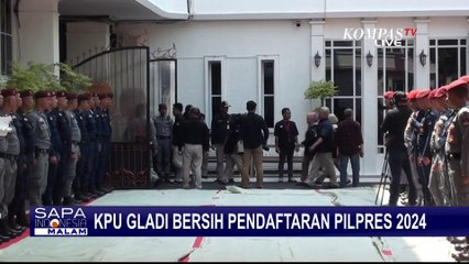 Télécharger la video: Begini Proses Gladi Bersih Jelang Pendaftaran Capres dan Cawapres 2024 di KPU