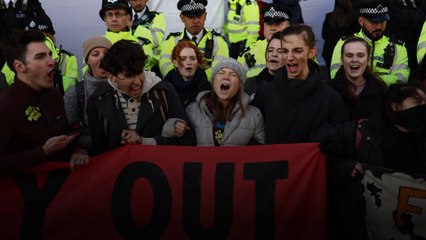 Greta Thunberg est arrêtée après une manifestation à Londres