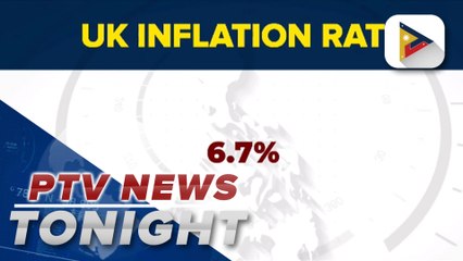 UK inflation rate remains at 6.7%