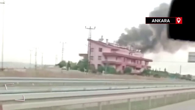 Ankara’da korkutan gecekondu yangını: Dumanlar gökyüzünü kapladı
