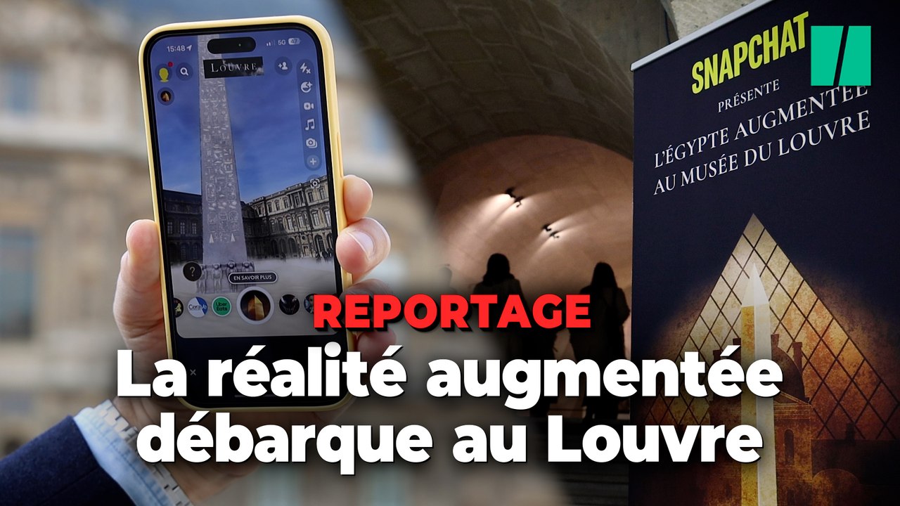 Grâce à la réalité augmentée, Snapchat et le Louvre redonnent vie à l’Égypte Antique