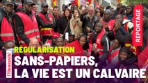 650 travailleurs sans-papiers se mobilisent pour obtenir leur régularisation