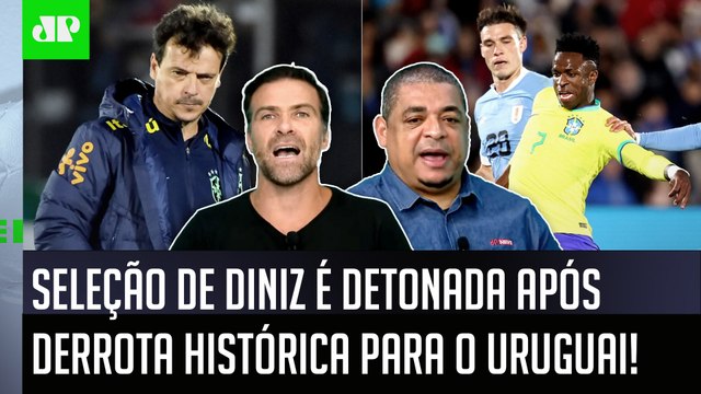 É UMA VERGONHA! UMA BAGUNÇA! A Seleção do Diniz é RUIM, PERDIDA! DERROTA pro Uruguai é CRITICADA!