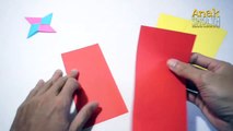 Membuat bintang kertas lipat origami ll tutorial origami easy