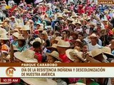 Caracas | Pueblo conmemora el Día de la Resistencia Indígena desde Parque Carabobo