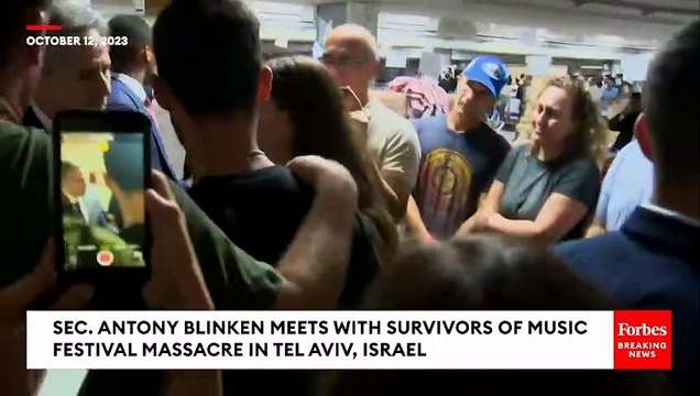 WATCH: Antony Blinken Meets With Survivors Of Hamas Attack On Israeli Music Festival