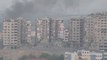 تصاعد كثيف لأعمدة الدخان بعد قصف إسرائيلي عنيف لقطاع #غزة #العربية