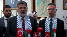 Milli Yol Partisi Genel Başkanı Remzi Çayır, Filistin'in Ankara Büyükelçiliği'ni ziyaret etti