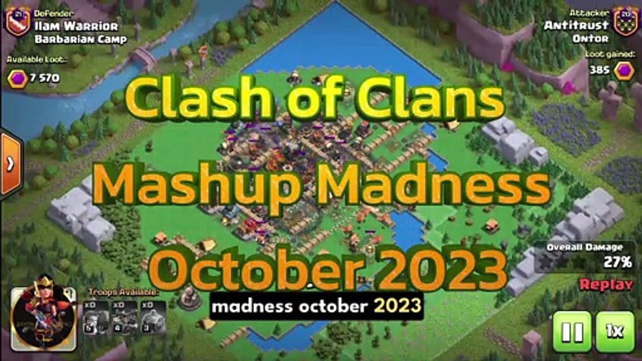 Clash of Clans Mashup Madness October 2023 | All You Need To Know | COC ...