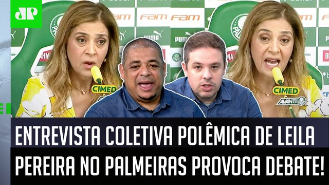 Leila Pereira SÓ FALOU VERDADES ou DESRESPEITOU o Palmeiras? Cara, essa entrevista coletiva foi...
