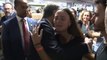Antony Blinken hugs music festival attack survivor during Israel visit