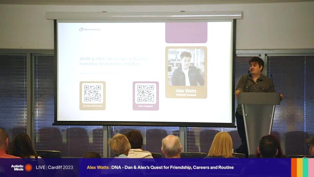Autistic Minds LIVE Cardiff 2023 Seminars: Alex Watts