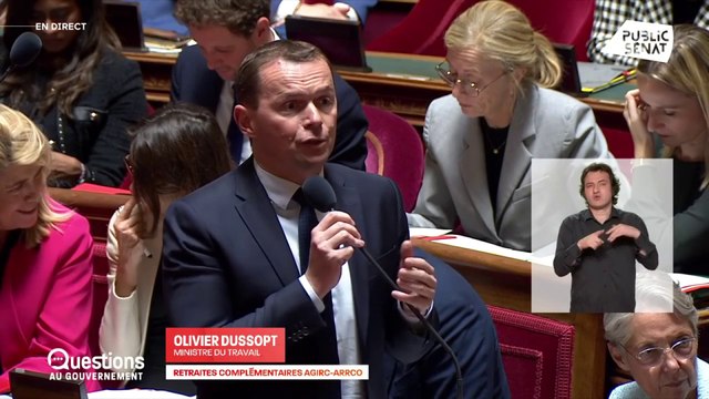 Retraites complémentaires : Olivier Dussopt confirme vouloir prélever l'excédent de l'Agirc-Arrco