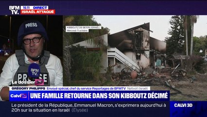 Israël: une famille retourne dans son kibboutz décimé à Beeri