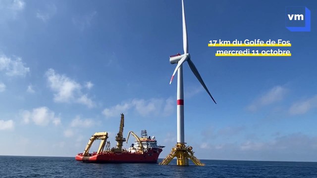 Une exclusivité mondiale : les premières éoliennes flottantes prêtes à tourner à Fos-sur-Mer
