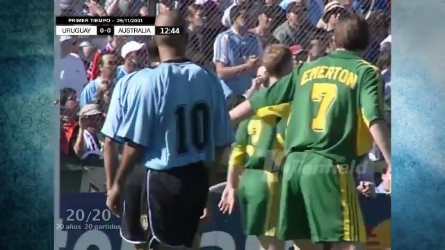 Uruguay 3 - 0 Australia - Repechaje Rumbo Al Mundial - 25.11.2001 Primer Tiempo