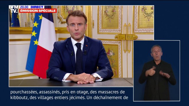 Emmanuel Macron: Nous partageons le chagrin d'Israël