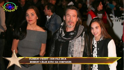 Florent Pagny : Son fils Inca  moment câlin avec sa compagne