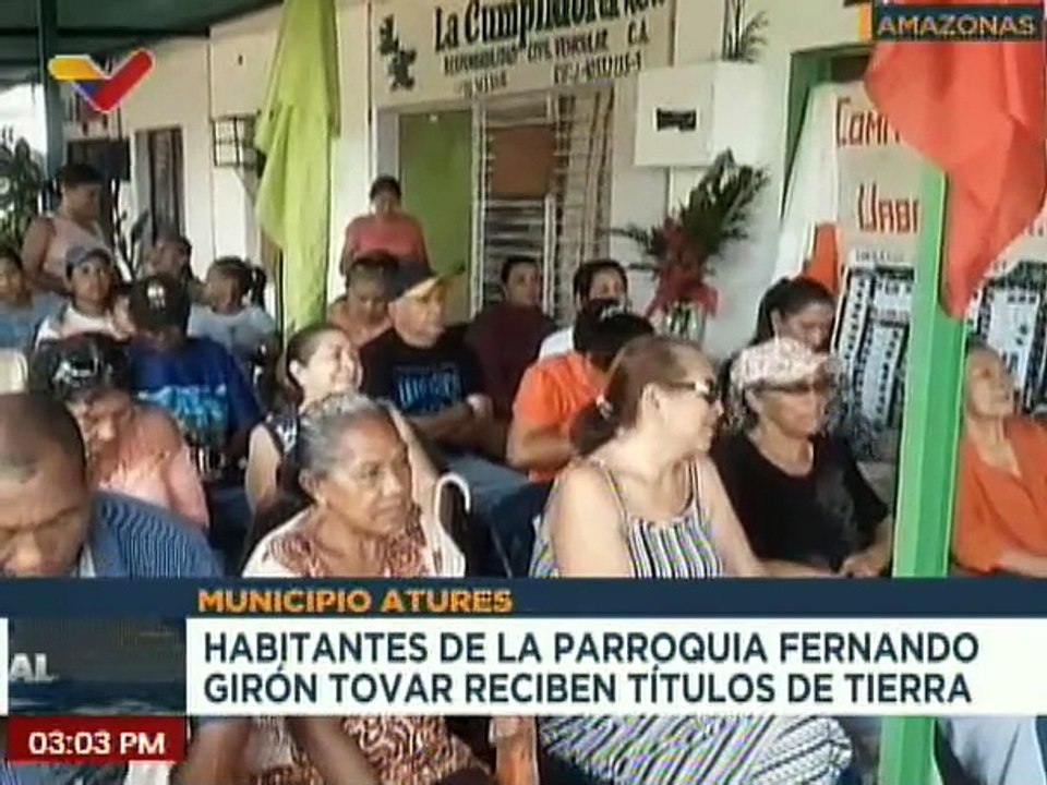 Amazonas | Ciudadanos del mcpio. Atures recibieron acreditación de títulos de tierras urbanas
