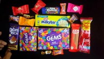 ❤ Some lots of chocolates ❤ Chocolate Opening challenge  Milkybar Vs Dairy milk Vs Cadbury Gems❤