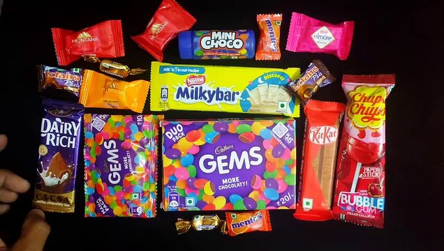 ❤ Some lots of chocolates ❤ Chocolate Opening challenge Milkybar Vs Dairy milk Vs Cadbury Gems❤