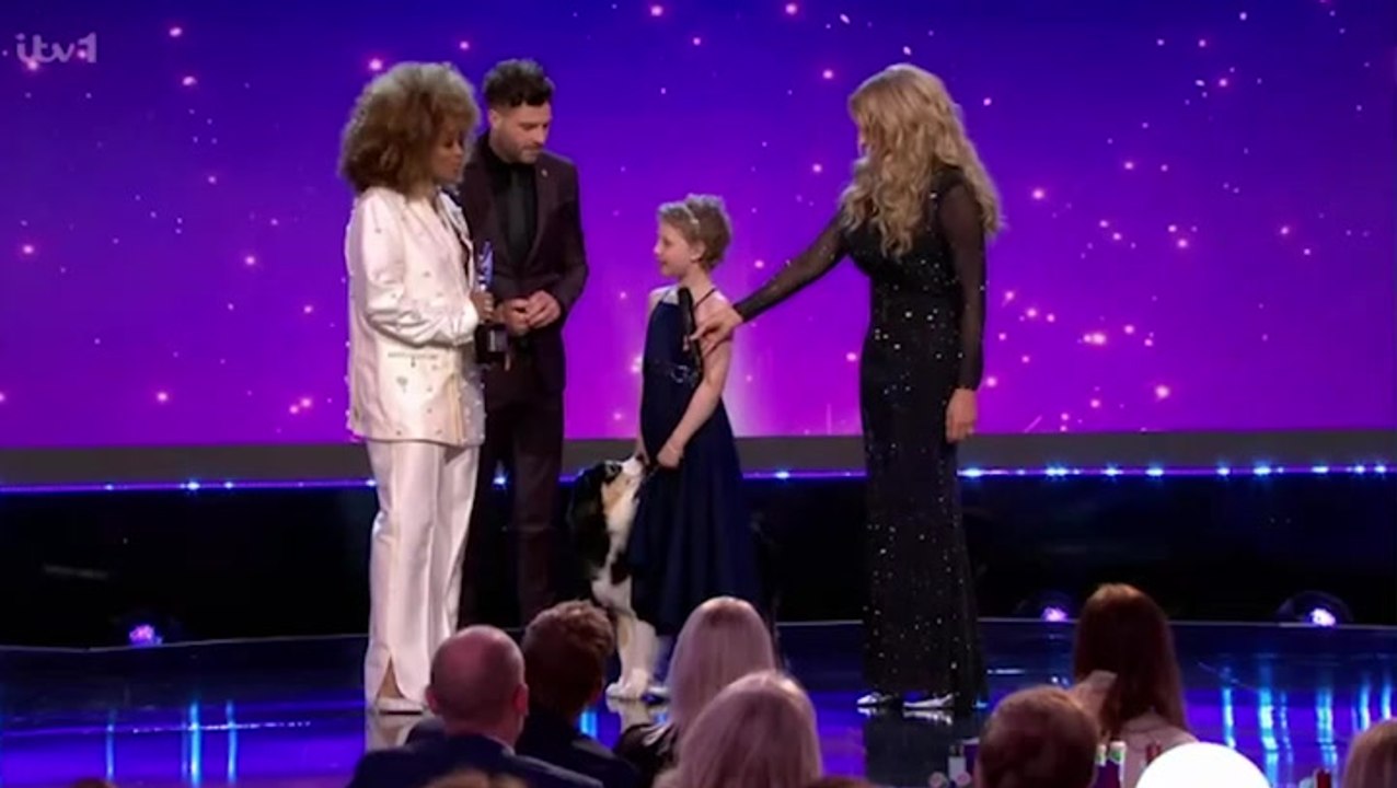Echo the dog makes history as he receives Pride of Britain Award