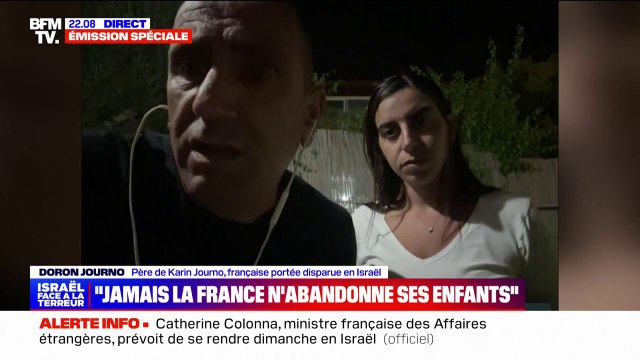 J'ai confiance dans le fait qu'Emmanuel Macron fera tout pour ma fille : La réaction du père de Karin Journo, disparue depuis l'attaque du Hamas, après l'allocution du président de la République