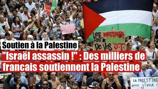 Palestine vaincra ! : Des milliers de français manifestent contre Israël