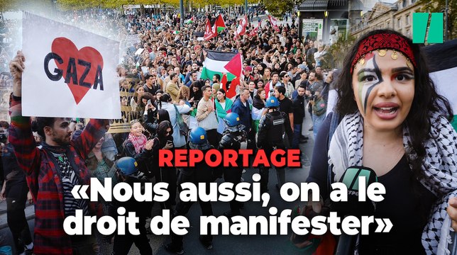 Ces manifestants pro-Palestine dénoncent le deux poids deux mesures après l'interdiction de Darmanin