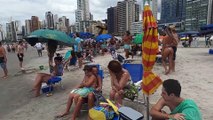 Brazil Balneario Camboriu Beach Walk Tour