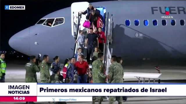 Primeros mexicanos repatriados de Israel
