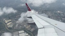 AirAsia Flight from Bangkok to Kuala Lumpur Malaysia
