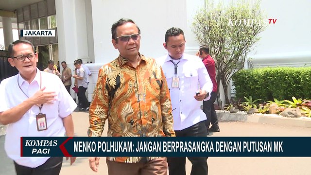 Soal Putusan Batas Usia Capres-Cawapres, Mahfud: Jangan Berprasangka dengan Putusan MK