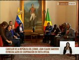 Canciller de la República del Congo y la Min. Gabriela Jiménez afianzan inversiones conjuntas