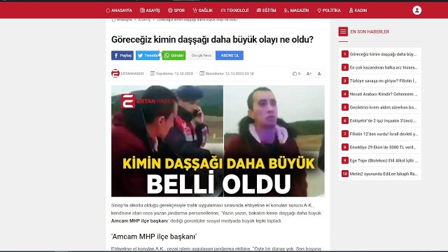 Göreceğiz kimin daşşağı daha büyük. Benim amcam MHP İlçe Başkanı