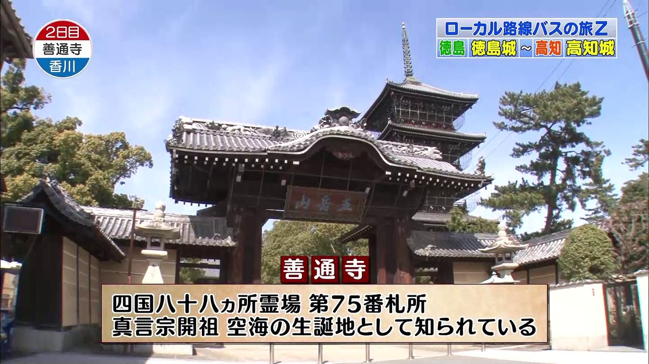 ローカル路線バス乗り継ぎの旅Ｚ　四国ぐるり一周城めぐり！ふれあい珍道中