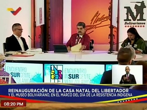 Presidente Maduro invita a turistas internacionales a visitar la renovada Casa Natal de Bolívar