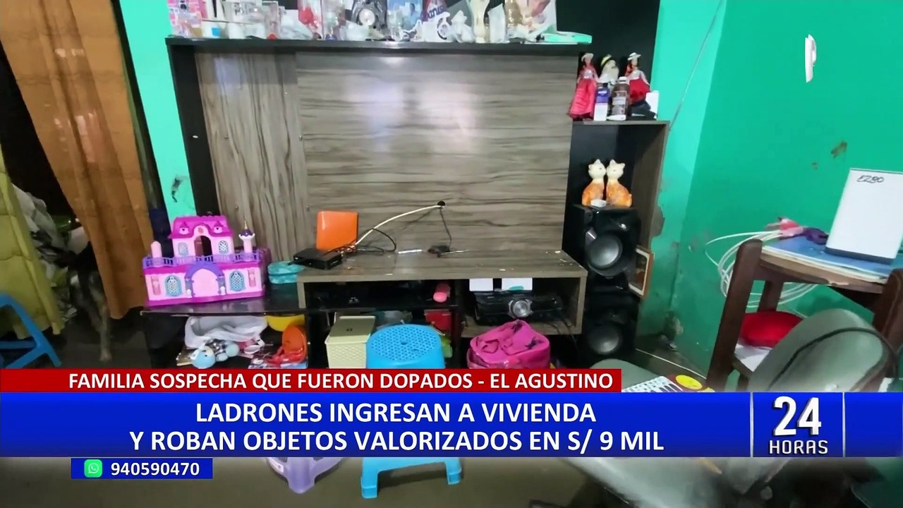 El Agustino: Delincuentes habrían dopado a familia para robar artefactos electrónicos