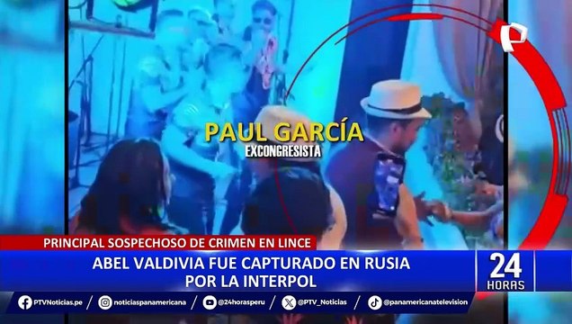 Abel Valdivia fue capturado en Rusia: sospechoso de haber asesinado a un hombre en fiesta en Lince
