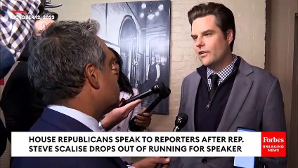 BREAKING NEWS: Matt Gaetz Says 'I Have No Regrets' As Effort To Find New Speaker Drags On