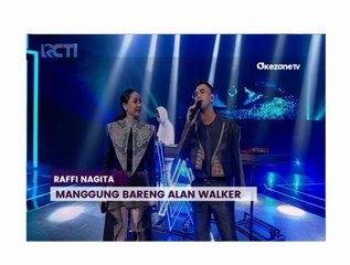 Aksi Gokil Raffi Nagita Kolaborasi Bareng Alan Walker di TikTok Awards 2023