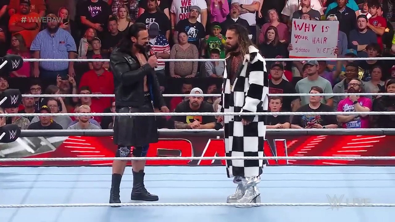 Drew McIntyre requests a match with Seth ＂Freakin＂ Rollins for WWE Crown Jewel
