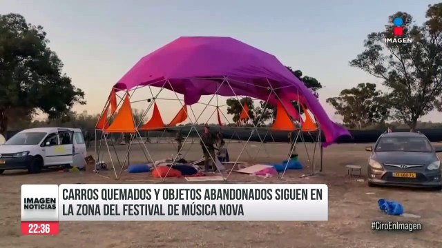Así luce la zona donde Hamás mató a 260 personas durante el Festival de Música Nova