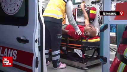 Beykoz'da kontrolden çıkan tır bariyere ve başka bir tıra çarptı