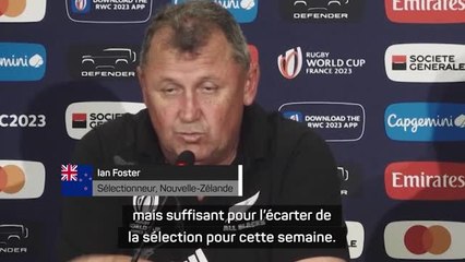 Nouvelle-Zélande - Telea écarté du groupe, Foster : "Il a enfreint le protocole"
