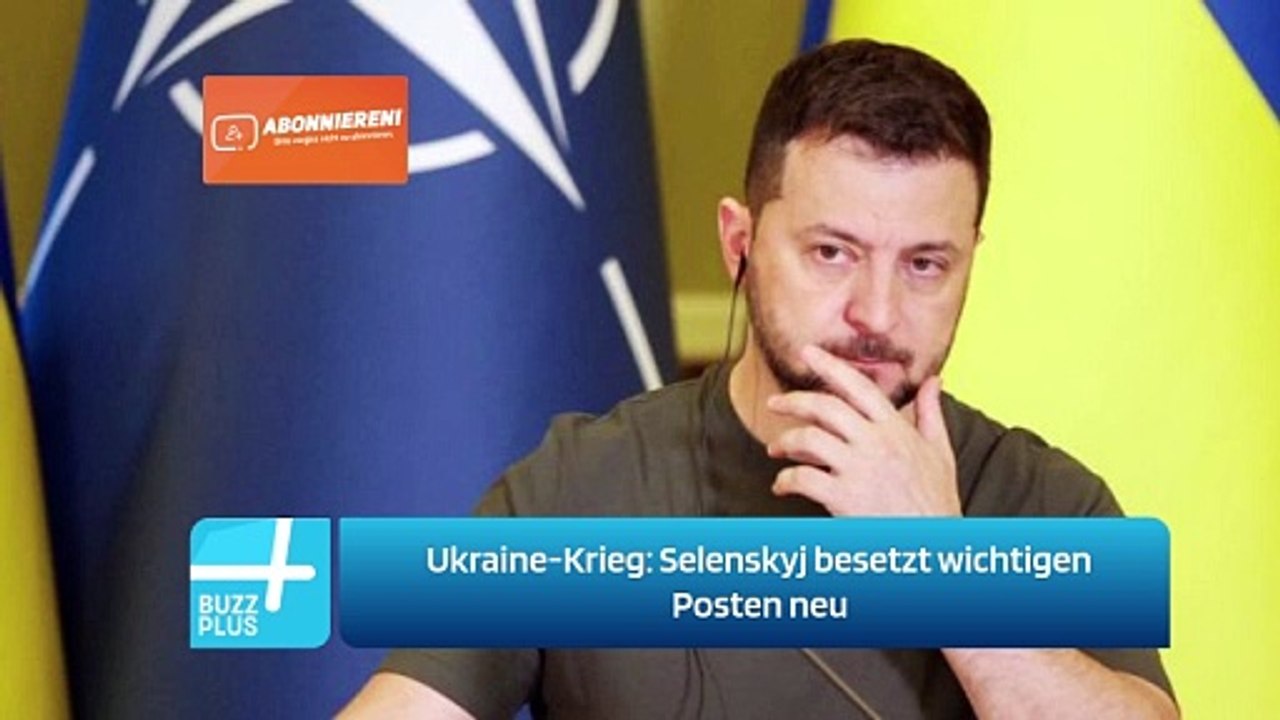 Ukraine-Krieg: Selenskyj besetzt wichtigen Posten neu