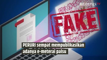 Ternyata Cara Cek Keaslian e-Meterai Harus Pakai Aplikasi Ini | SINAU