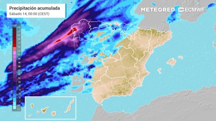 Télécharger la video: Precipitaciones previstas en Península y Baleares