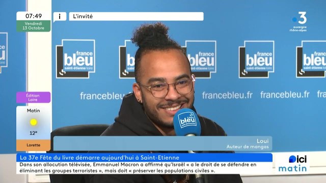 Loui, mangaka, est l'un des auteurs présents à la Fête du livre de Saint-Étienne